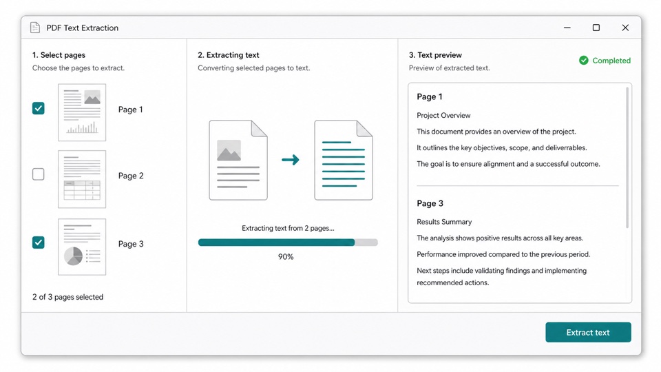 PDF to Text Online Free - Extract TXT